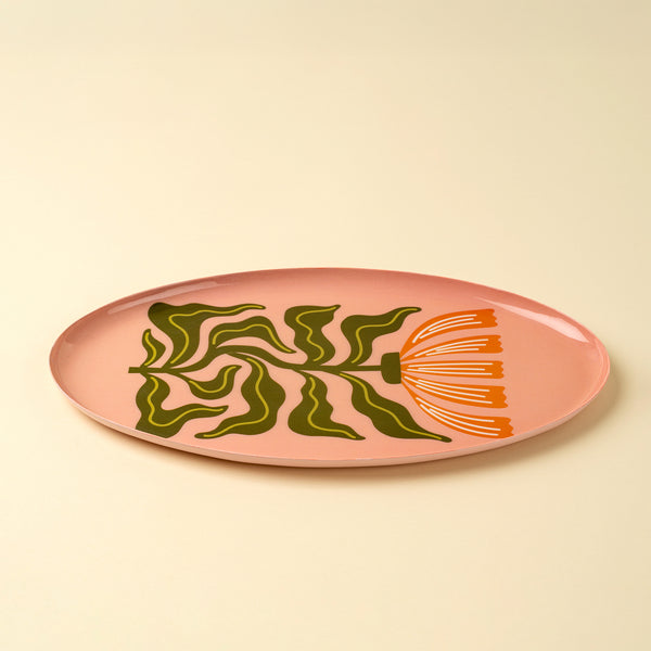 Petal Pop Decorative Enameled Tray
