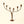 Stag Forged Candelabra, 6 Holders