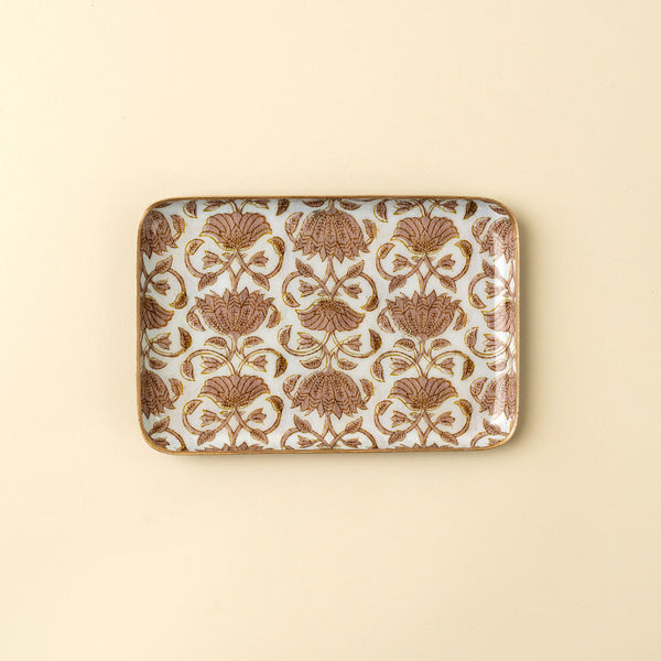 Loti Decorative Enameled Tray S