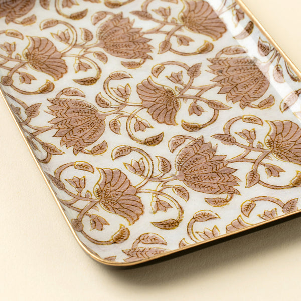 Loti Decorative Enameled Tray S