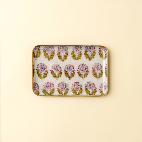 Nandini Decorative Enameled Tray S