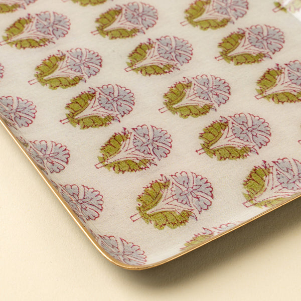 Nandini Decorative Enameled Tray L