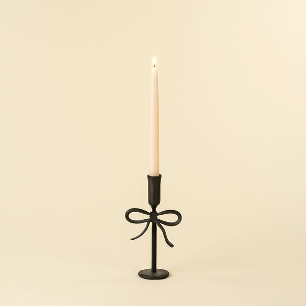 Bow Forged Candlestick S, Black