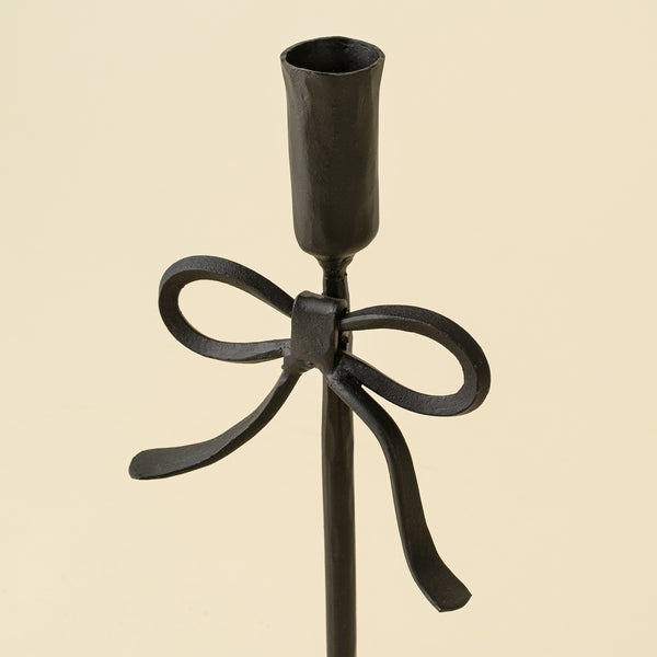 Bow Forged Candlestick S, Black