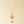 Bow Forged Candlestick S, Gold