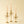 Bow Forged Candlestick M, Gold