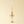 Bow Forged Candlestick M, Gold