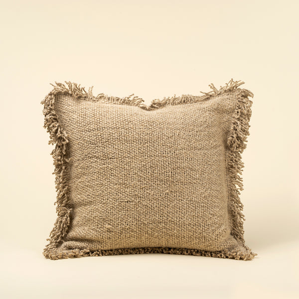 20x20 Linen Fringe Pillow