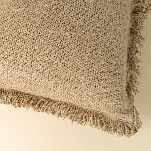 20x20 Linen Fringe Pillow
