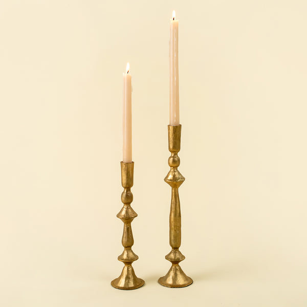 Petra Forged Candlestick S, Gold