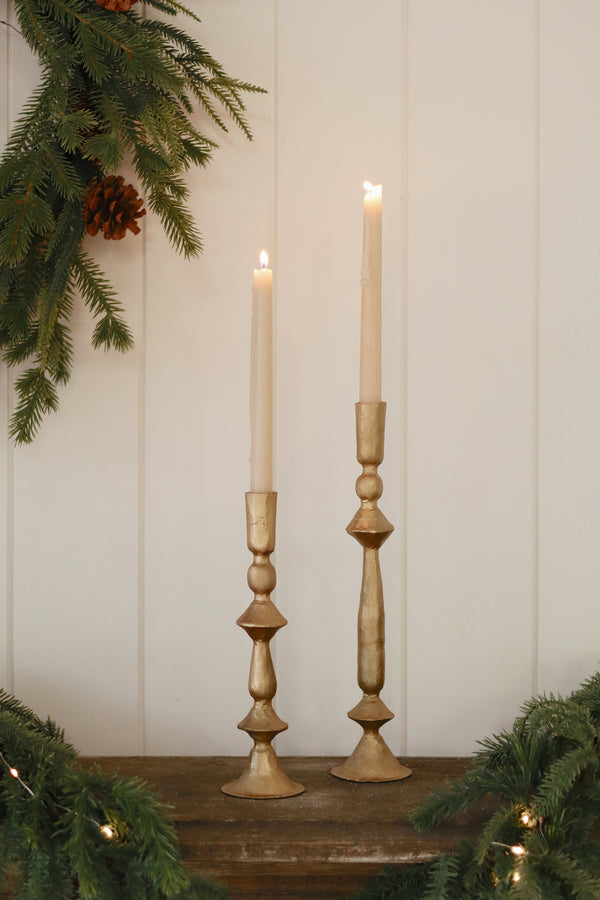 Petra Forged Candlestick S, Gold