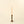 Caldera Forged Candlestick S, Rustic Brass