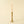 Caldera Forged Candlestick L, Gold