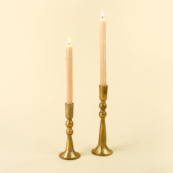 Caldera Forged Candlestick L, Gold