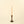 Ember Forged Candlestick S, Rustic Brass