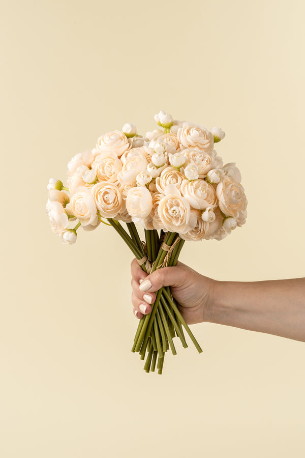Ranunculus Bouquet, Cream