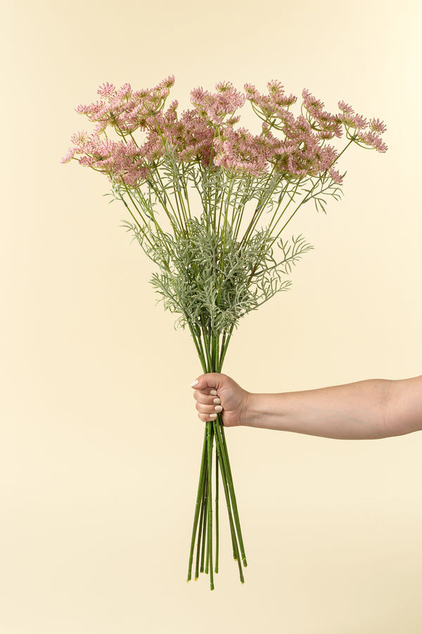 Queen Anne's Lace Spray, Pink
