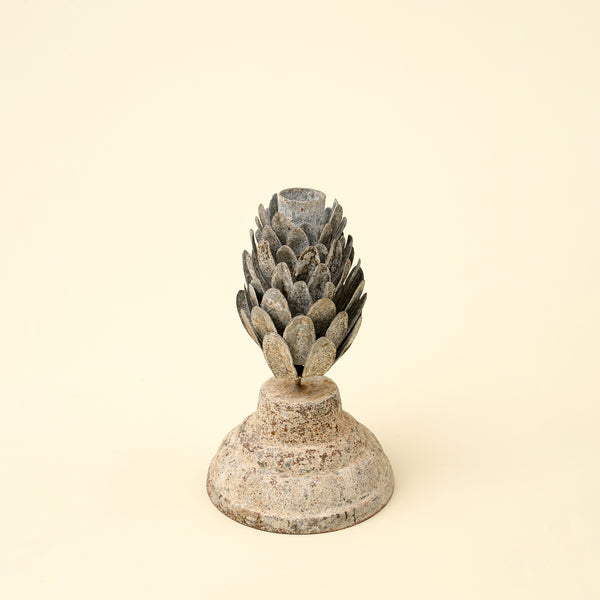 Rustic Pinecone Candle Holder S