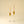 Clara Glass Candlestick L, Amber