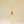 Clara Glass Candlestick L, Terracotta
