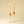 Clara Glass Candlestick L, Terracotta