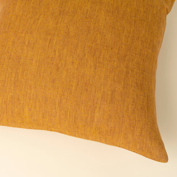 20x20 Linen Chambray Pillow, Terracotta