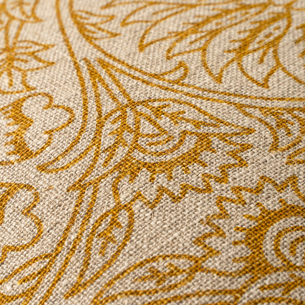 24x24 Floria Linen Pillow, Sunflower