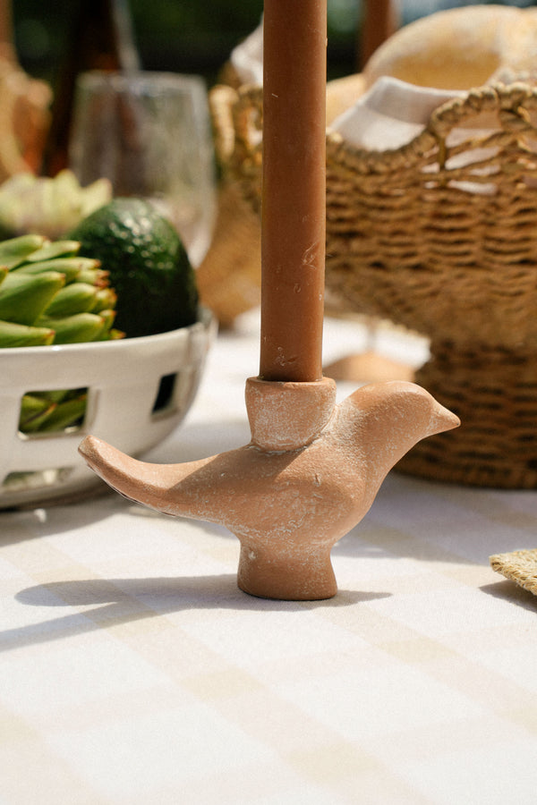 Wren Candle Holder, Dune