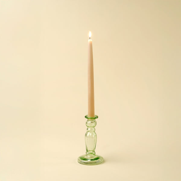 Vero Glass Candlestick S, Green