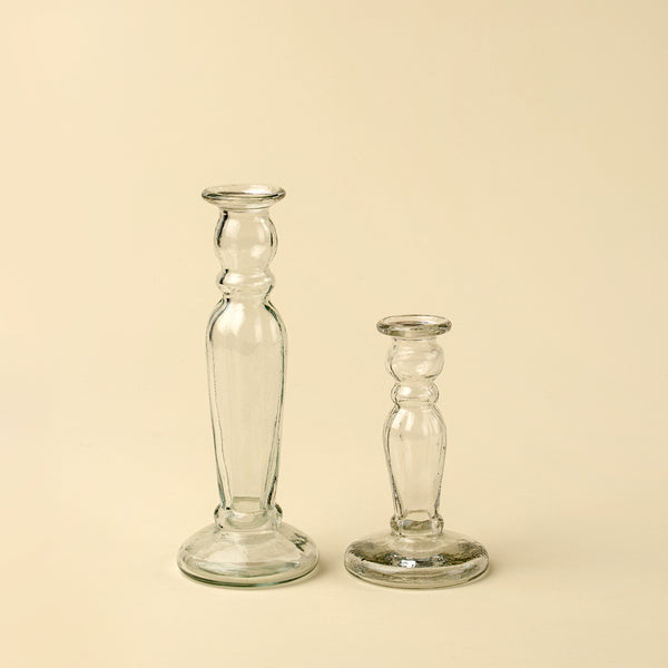 Vero Glass Candlestick S, Clear