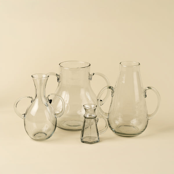 Miro Glass Vase M, Clear