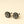 Earthen Ceramic Knobs S/2, Black