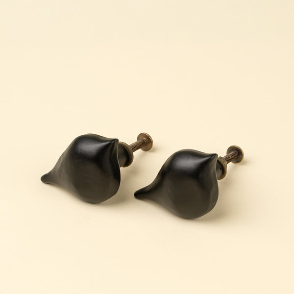 Birdie Iron Knobs S/2, Matte Black