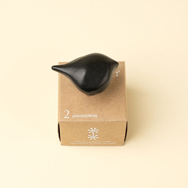 Birdie Iron Knobs S/2, Matte Black
