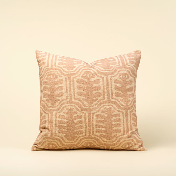 20x20 Oleander Pillow, Terracotta