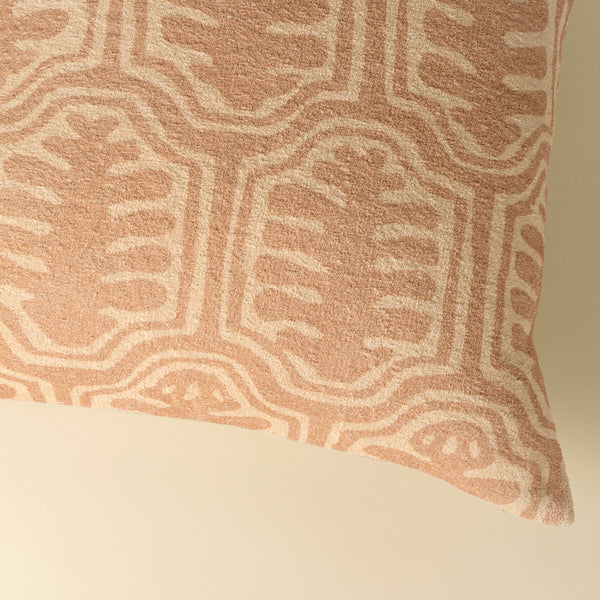 20x20 Oleander Pillow, Terracotta