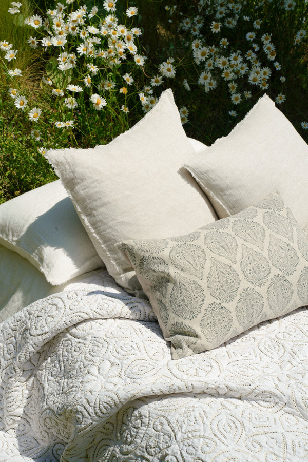 Liliette Cotton Cutwork Bed Quilt