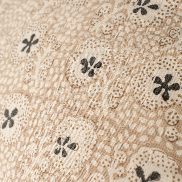 20x20 Clover Block Print Kantha Pillow