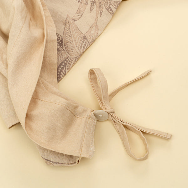 Meadowlark Queen Duvet Set, Brown