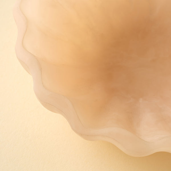 Scallop Resin Bowl S