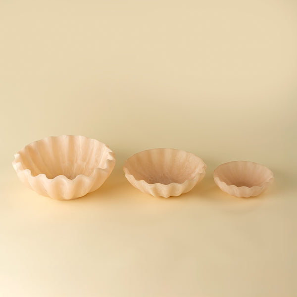 Scallop Resin Bowl M