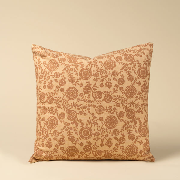 20x20 Pomegranate Pillow, Terracottta