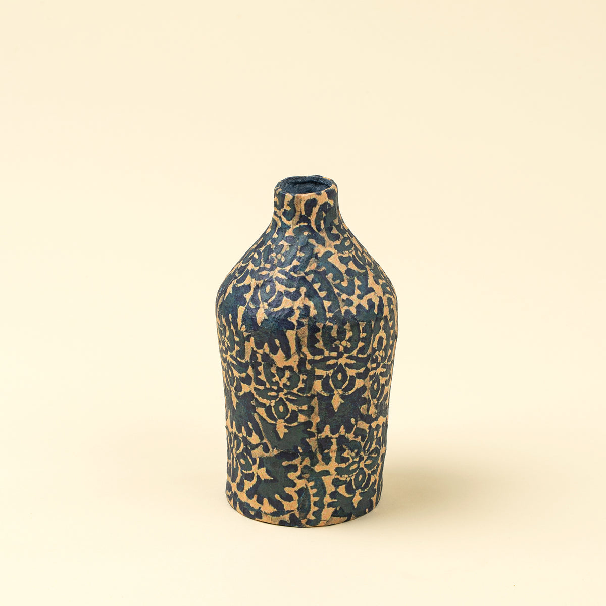 Patterned Paper Mache Bottle Vase – Indaba Home