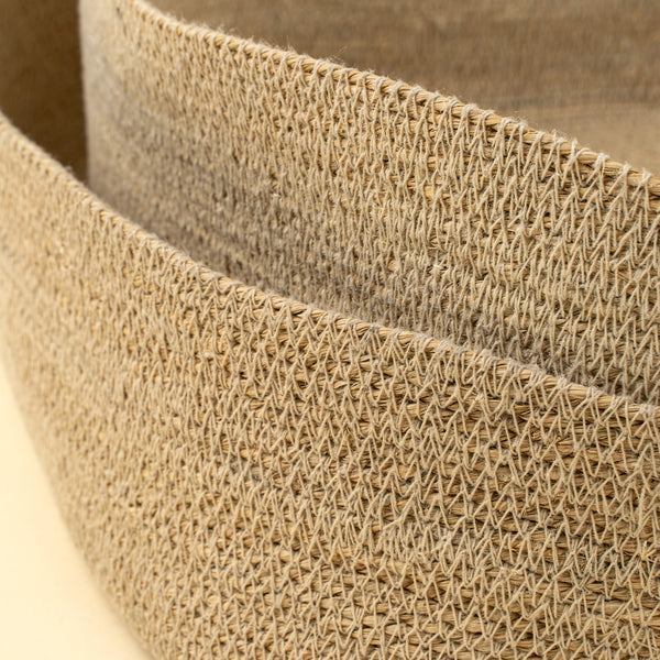 Natura Seagrass Basket Trays S/2