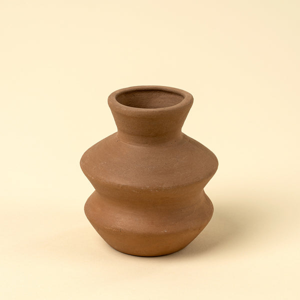 Wave Terracotta Bud Vase