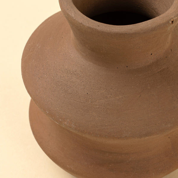 Wave Terracotta Bud Vase