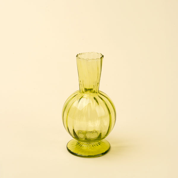 Sundae Glass Vase S, Green
