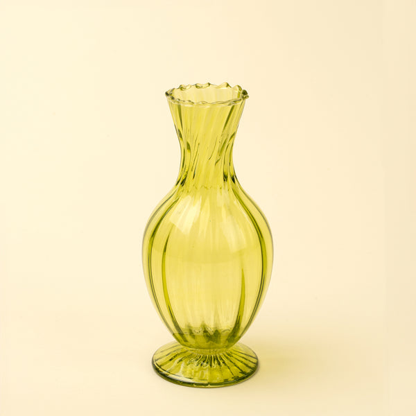 Sundae Glass Vase M, Green