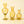 Sundae Glass Vase M, Amber