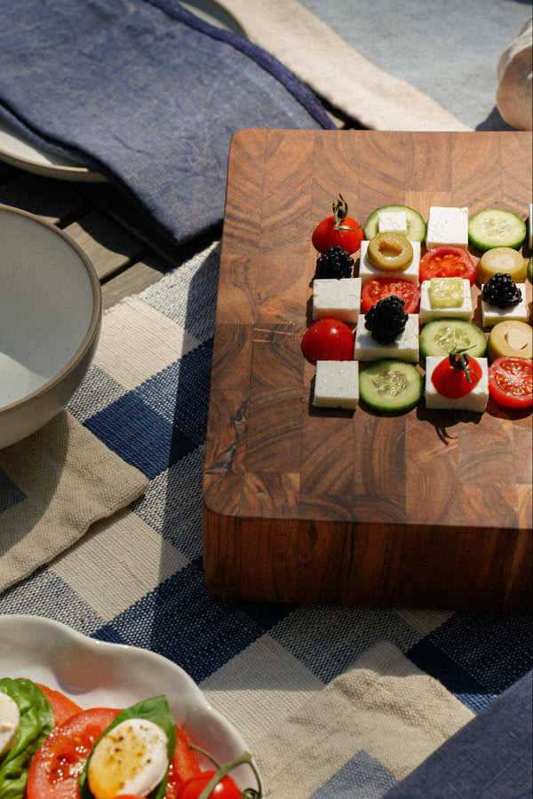End Grain Butcher Block, Square